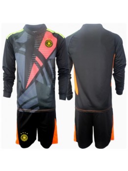 Njemačka Golmanski Dječji Domaci Dres kompleti EP 2024 Dugim Rukavima (+ kratke hlače)